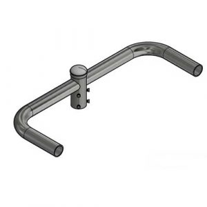 2 Light 36 in. Horizontal Bullhorn Bracket, 4 in. Tenon