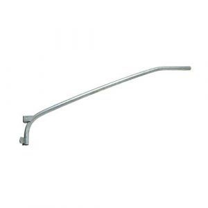 1-1/4 in. x 6 ft. Steel Plain Cantilever Style Bracket for Wood Pole Mounting