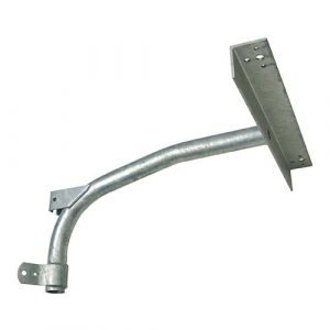 2 in. x 30 in. Steel Twin Crossarm Bracket for Wood Pole Mounting