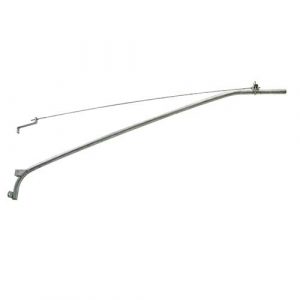 1-1/4 in. x 10 ft. Steel Single Guy Rod Bracket for Wood Pole Mounting