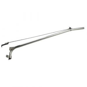 2 in. x 6 ft. Aluminum Single Guy Rod Bracket for Wood Pole Mounting