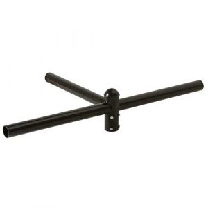 2 in. x 30 in. Triple Spoke Bracket at 90 Degrees