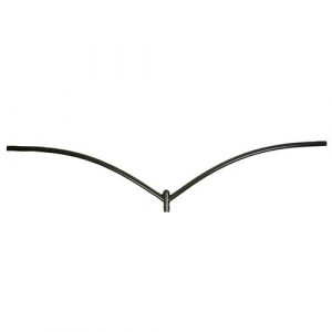 2 in. x 6' Double Upsweep Bracket at 180 Degrees to Slipfit 3-1/2 in. Tenon