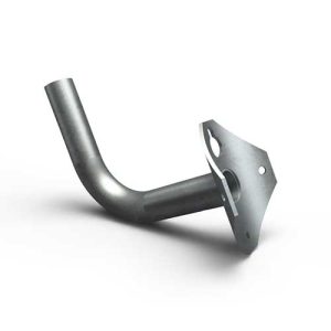 8 in. Right Angle Bracket for Wood Pole Mounting